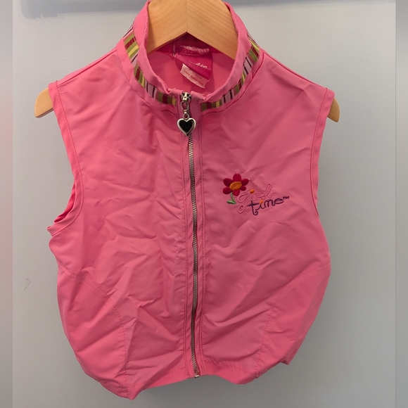 Vintage Barbie Girls Pink Vest size 6 - Picture 10 of 16
